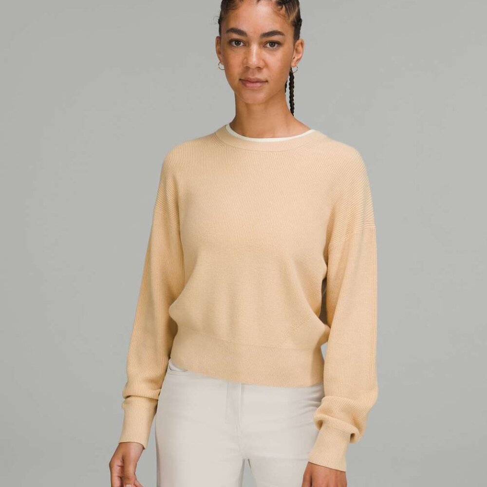 Lululemon Waist Length Crewneck Sweater